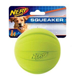 Nerf Dog ~ 3.8'' Classic Squeak Ball Dog Toy - Green